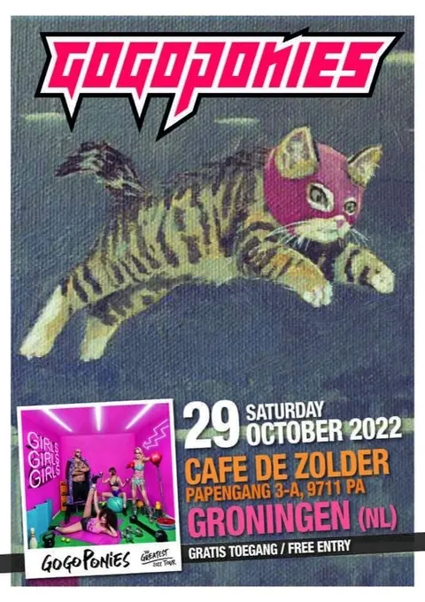 Saturday 29th October: GoGoPonies, Fit-Metal from Italy